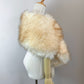 Champagne Faux Fur Shawl (Lilian Cha03)