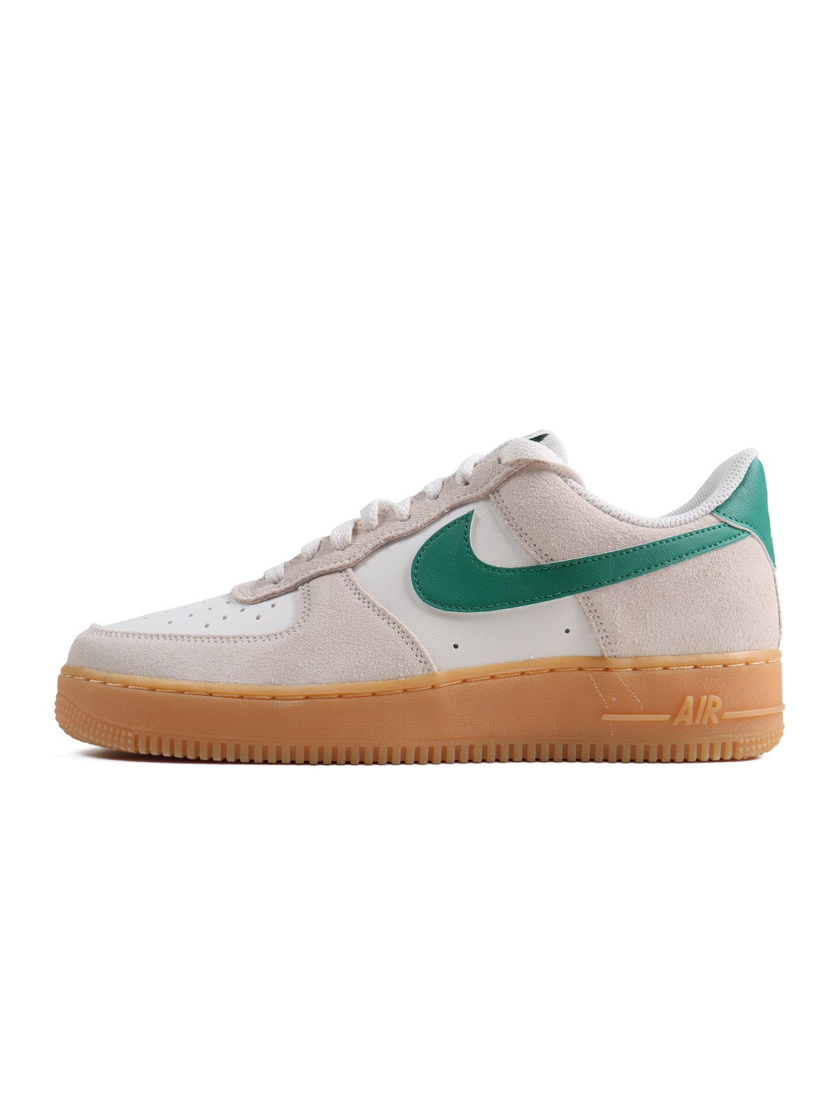 Nike men's Air Force 1 '07 LV8 sneakers in Phantom and Malachite colorway by Denim Exchange