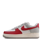 Red Toe Nike Air Force 1 '07 LV8 men's footwear with white midsole and red accents, showcasing the iconic sneaker design.