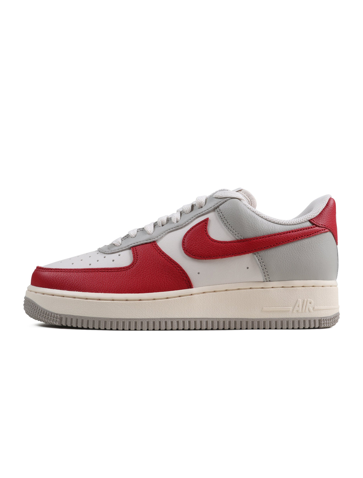 Red Toe Nike Air Force 1 '07 LV8 men's footwear with white midsole and red accents, showcasing the iconic sneaker design.