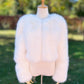 Ivory Faux Fur Bridal Jacket (Anna Ivy07)