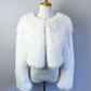 Ivory Faux Fur Bridal Jacket (Anna Ivy07)