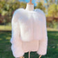 Ivory Faux Fur Bridal Jacket (Anna Ivy07)