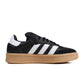 Black Adidas Mens Samba XLG sneakers, stylish men's footwear with classic design, displayed on a plain background.