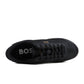 Men's Boss Titanium Run Shoes in black, stylish and comfortable footwear from Denim Exchange, featuring sleek design and durable material.