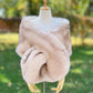 Blush / Peach Fur Shawl (Lilian Pea01)