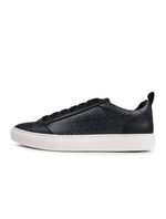 Denim Exchange Hugo Morrie Tenn Mono black men's footwear sneakers on a clean background
