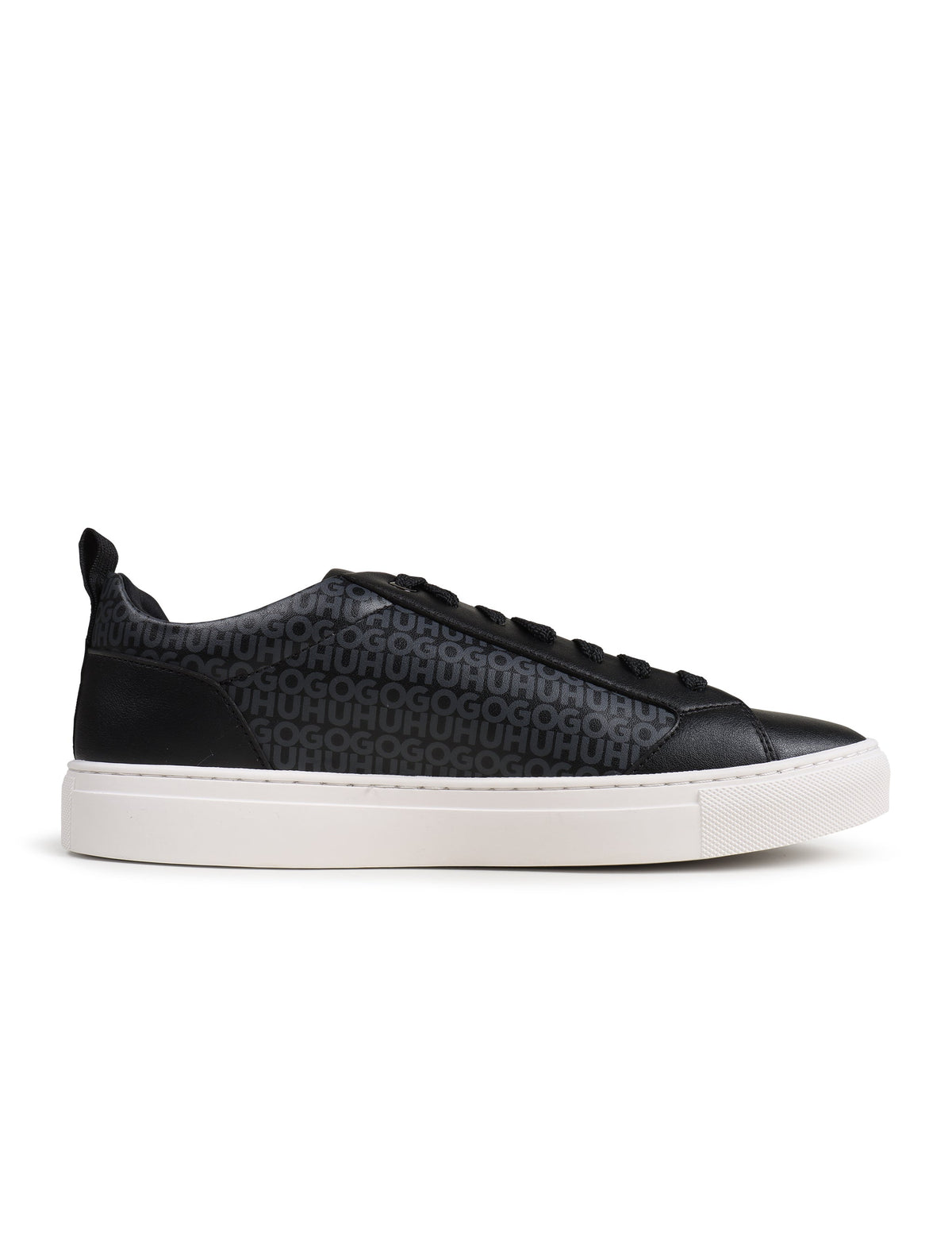 Denim Exchange Hugo Morrie Tenn Mono black men's footwear sneakers against a plain background