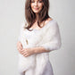 Light Ivory Faux Fur Shawl (Lilian Wht01)