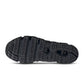 Men's Adidas Megaride sneakers in Core Black, featuring sleek design and athletic style, displayed on a neutral background.