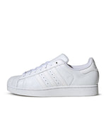 Adidas Men's Superstar II casual sneakers in Cloud White with classic design and white rubber sole.