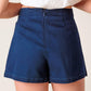 TAKING TIME OFF DENIM WOVEN SKORT