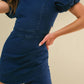 SWEET WISH DENIM ROMPER