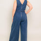 WHERE THE NIGHT MEDIUM INDIGO DENIM JUMPSUIT