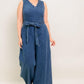 WHERE THE NIGHT MEDIUM INDIGO DENIM JUMPSUIT