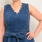 WHERE THE NIGHT MEDIUM INDIGO DENIM JUMPSUIT
