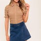 FRENCH MOSS DENIM SKORT