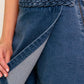 FRENCH MOSS DENIM SKORT