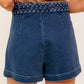 FRENCH MOSS DENIM SKORT