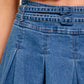 DREAMMIST MEDIUM INDIGO DENIM SKORT