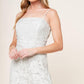 JUST ENOUGH OFF WHITE WOVEN LACE JUMPSUIT