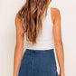 WILD BLUE MORNINGS DENIM SKORT