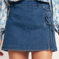 CITY LACE-UP DENIM SKORT