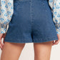 CITY LACE-UP DENIM SKORT