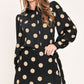 MODERN MUSE PRINTED WRAP-FRONT SIDE-TIE SKORT