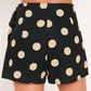 MODERN MUSE PRINTED WRAP-FRONT SIDE-TIE SKORT