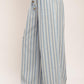 COASTAL DAY STRIP WOVEN PANTS