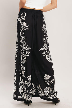 BLACK RIVIERA WOVEN PANTS