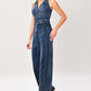 COOL STRUCTURE DENIM JUMPSUIT