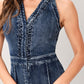 COOL STRUCTURE DENIM JUMPSUIT