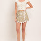 DESERT BLOOM WOVEN SKORT