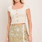 DESERT BLOOM WOVEN SKORT