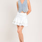 CLOUD FRILL WOVEN SKORT