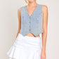 CLOUD FRILL WOVEN SKORT