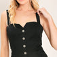 BLACK TIE ROMANCE WOVEN JUMPSUIT