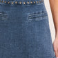 SWEET STUD DENIM SKORT