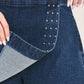 EDGE LINE DENIM SKORT