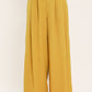 Flying Tomato Golden State of Mind woven pants in mustard color, casual pants with a relaxed fit and stylish design.