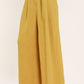 Flying Tomato Golden State of Mind woven pants in mustard color, stylish casual pants with a comfortable fit.