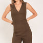 RICH ESPRESSO WOVEN JUMPSUIT
