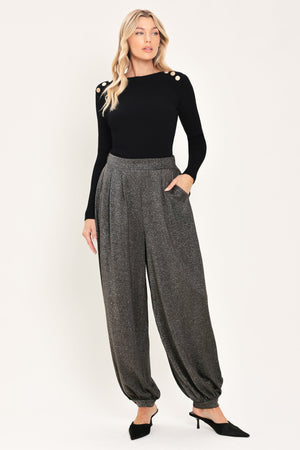 Flying Tomato Grey Theory tailored pants, grey pants with a slim fit and structured design, displayed on a neutral background.