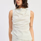 Emory Park Olivia Top in off-white and black stripe, casual long-sleeve blouse with a relaxed fit and stylish design.
