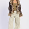 Soraya Fur Jacket - Brown