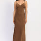 Amara Satin Maxi Dress