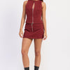 Zaylee Top - Burgundy