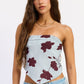 Emory Park Brynn Top in blue, stylish women's blouse with a relaxed fit and lightweight fabric, perfect for casual wear.